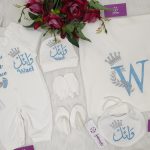 طقم قطن ٦ قطع : اسم وائل Wael "welcome our prince"