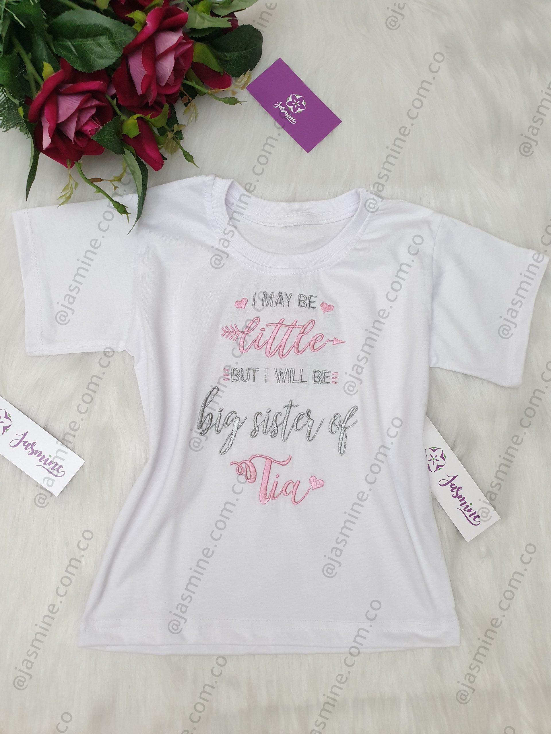 تيشرت الاخت I may be little but I will be big sister of Tia - الصورة 2