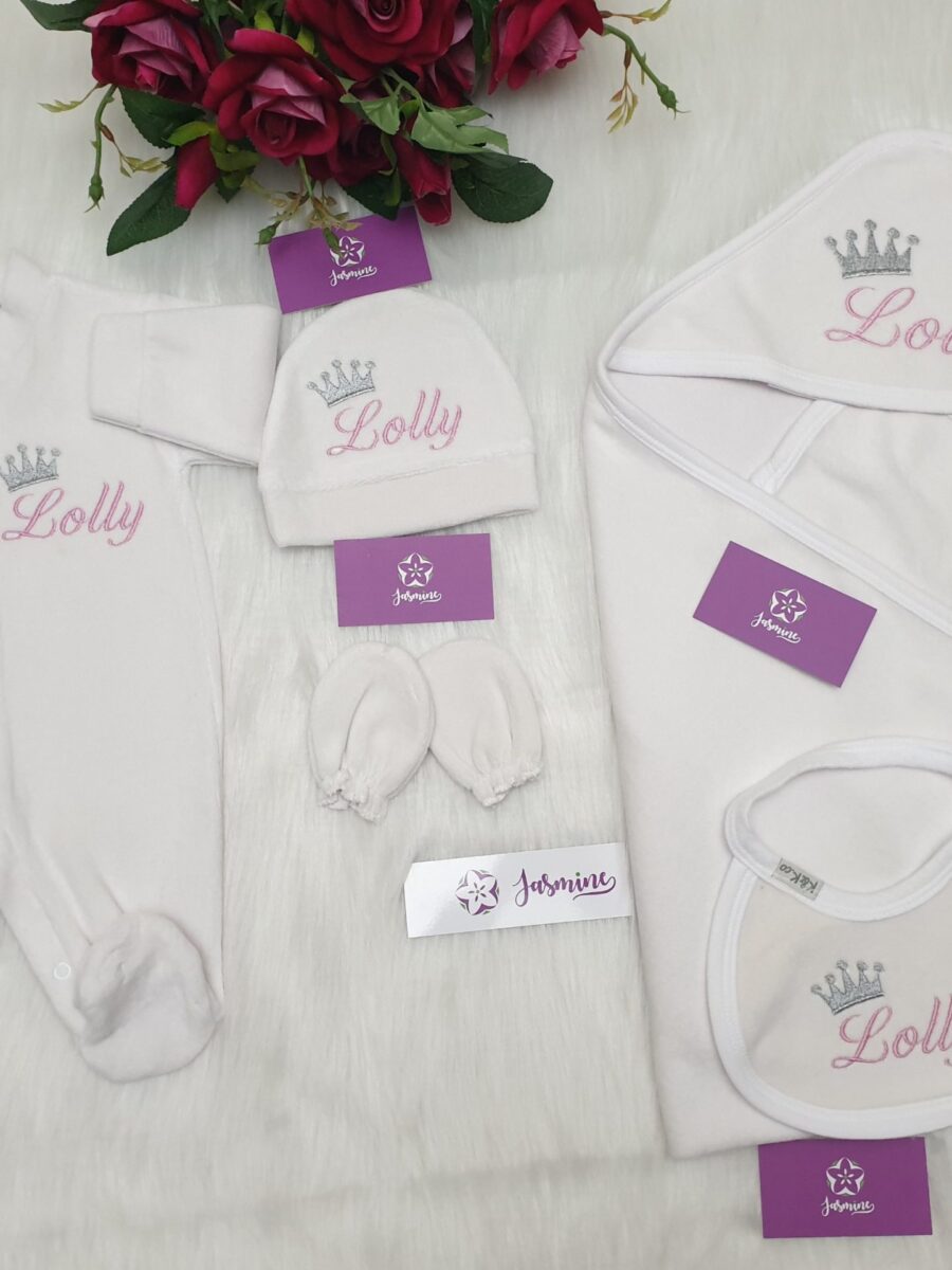 طقم قطيفة ٥ قطع : اسم لولي Lolly