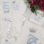 طقم قطن ٦ قطع : اسم زين " welcome our prince Zein "