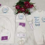 طقم قطن ٦ قطع : اسم مالك " welcome our prince"