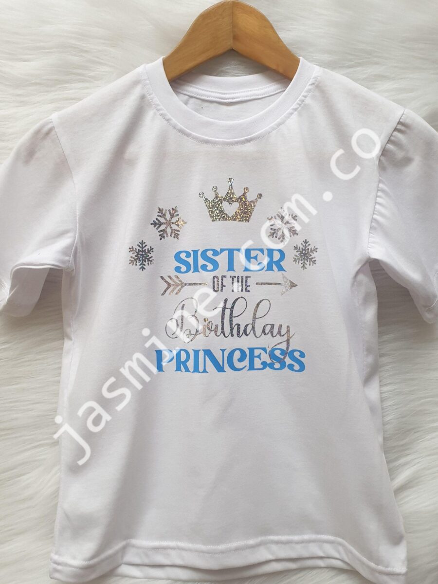 تيشرت للاخت في عيد الميلاد sister of birthday princess