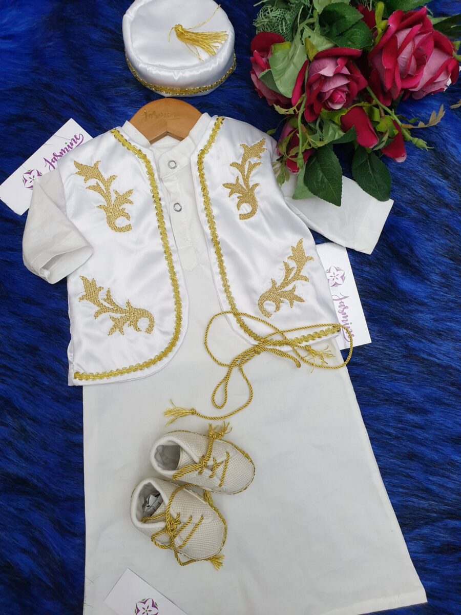 طقم رمضان والعيد جلابية عباية (٤ قطع)
