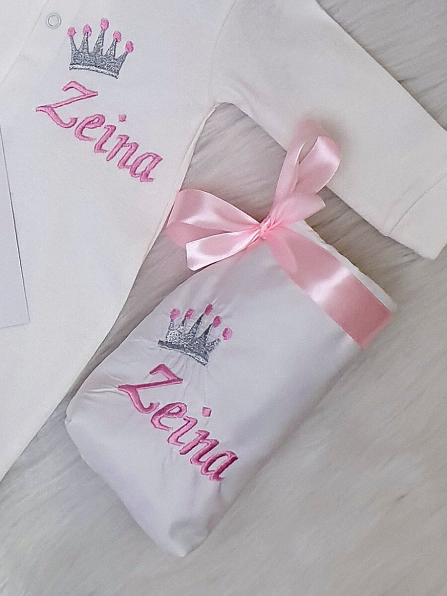 حافظة بيبرونة zeina تصميم سنبلة, تاج, أجنحة ذهبي غامق