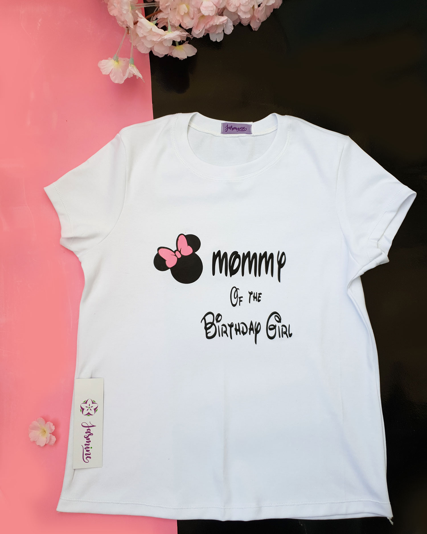 تيشرت الام عيد ميلاد تاليا Talia تصميم Minnie Mouse طباعة