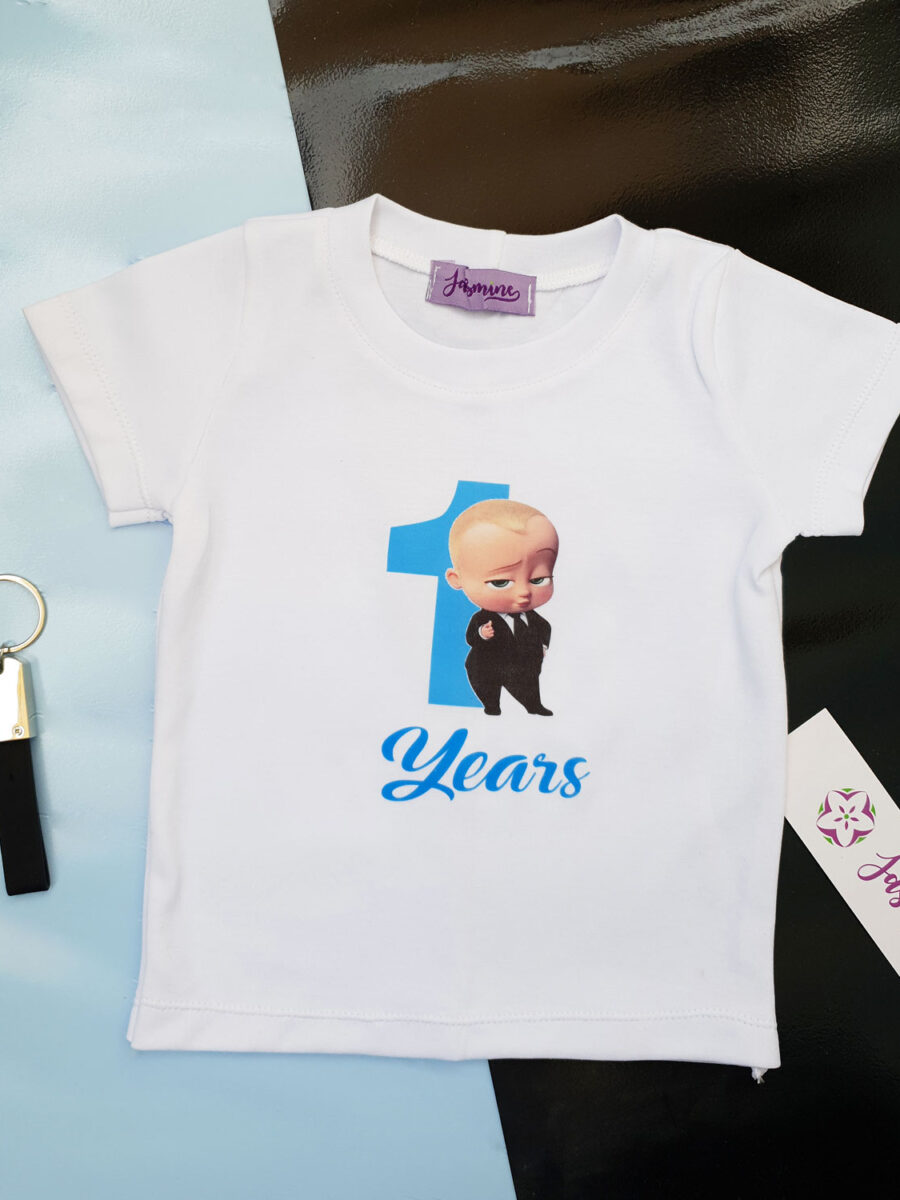 تيشرت للمواليد   تصميم The Boss Baby طباعة
