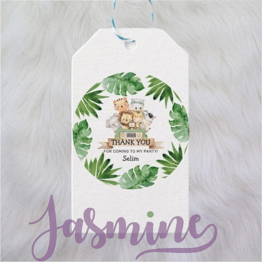 كروت تغليف تاقات توزيعات سبوع للولادة والميلاد (Selim سليم) card tags for gifts packaging