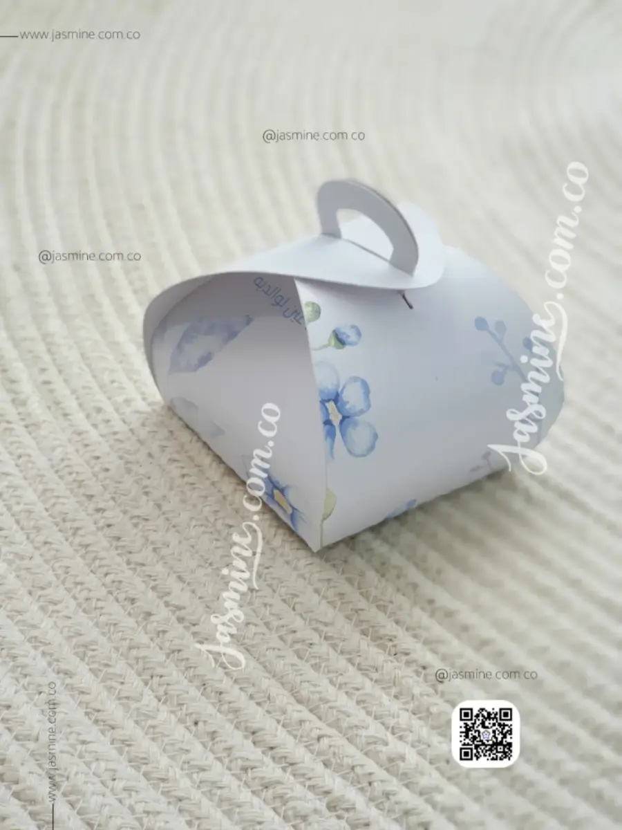 علبة توزيعات صغيرة لف للسبوع وحفلات الزفاف smal box for party