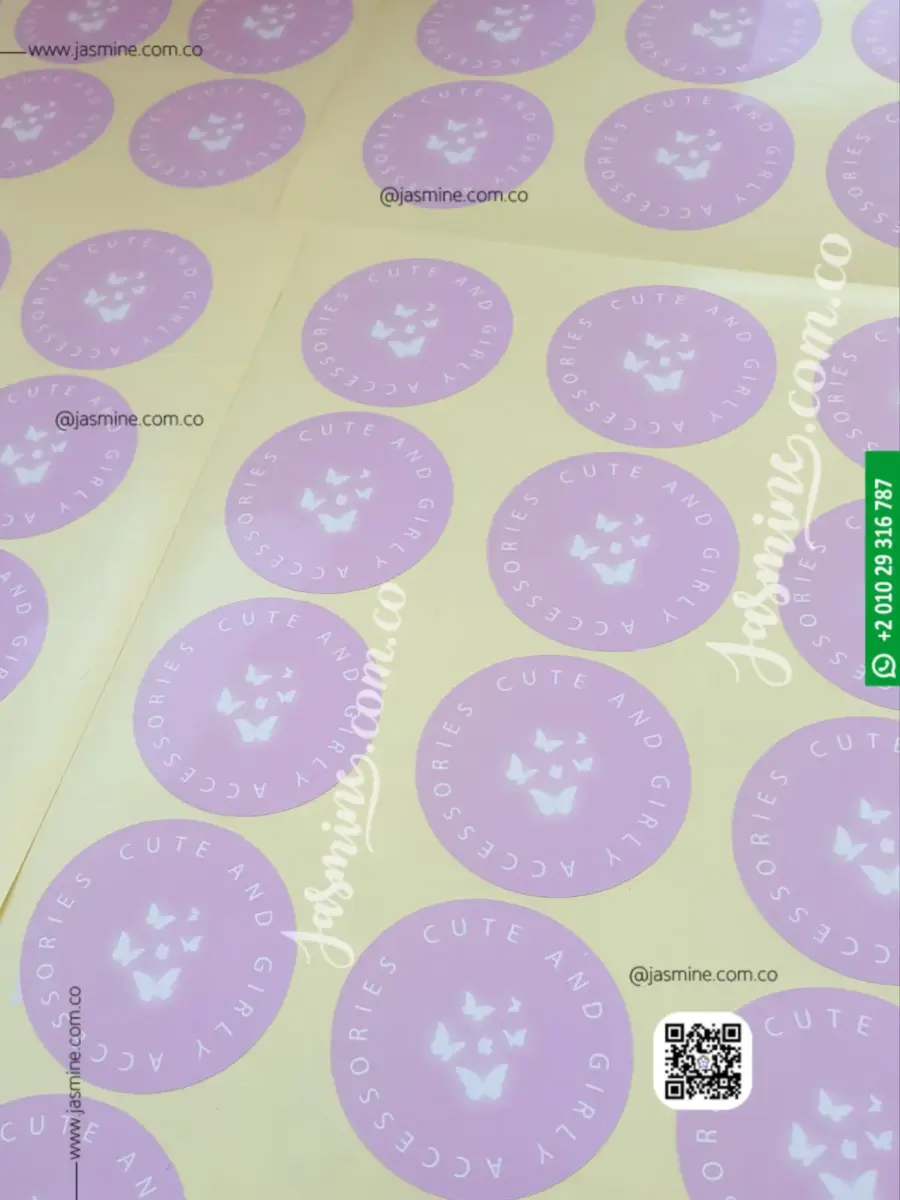 ملصقات ستيكرز تغليف توزيعات small stickers for packaging gifts