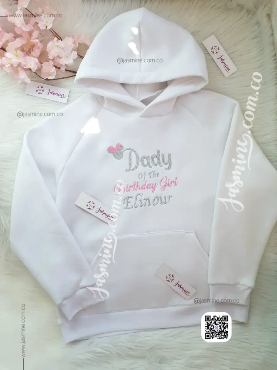 هودي شتوي رجالي ميلتون قطن تطريز للاب بعيد ميلاد الابنة الغالية DADY OF BIRTHDAY