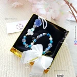 سلسلة لهاية بيبي مولود بنت مع اسم المولود (علي ) baby pacifier clips Name